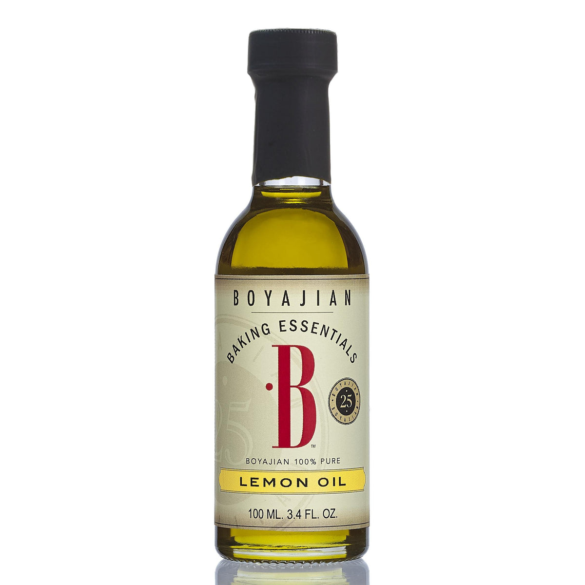 Boyajian Pure Lemon Oil bottle for baking and citrus flavoring