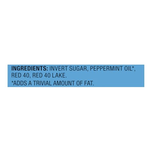 Smooth peppermint texture in Bob's Sweet Stripes bites