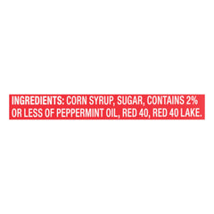 Brach's candy canes wrapped individually, keeping freshness across the season.
