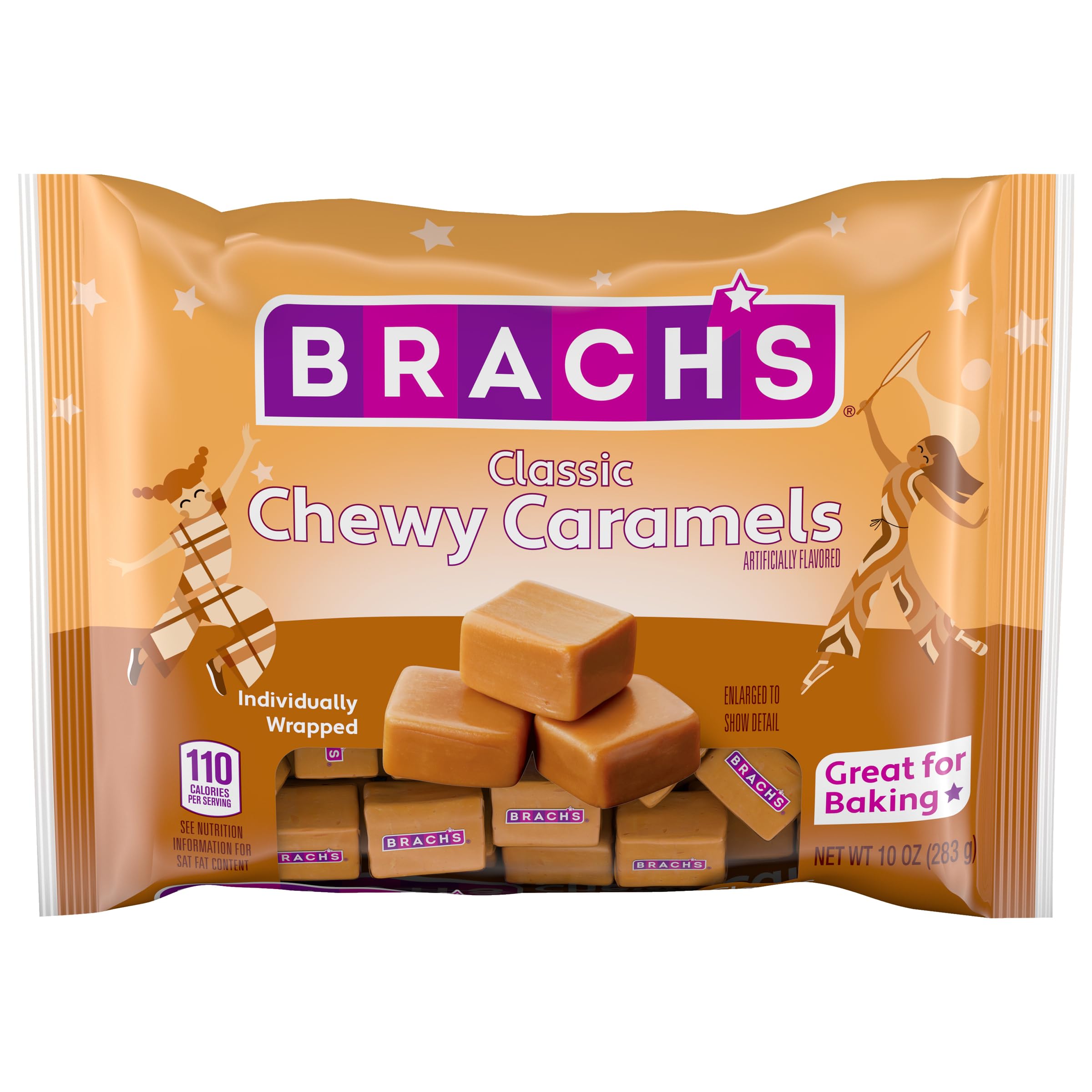 Brach's Classic Chewy Caramels in a 10 oz bag for fall snacking.