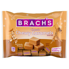Brach's Classic Chewy Caramels in a 10 oz bag for fall snacking.
