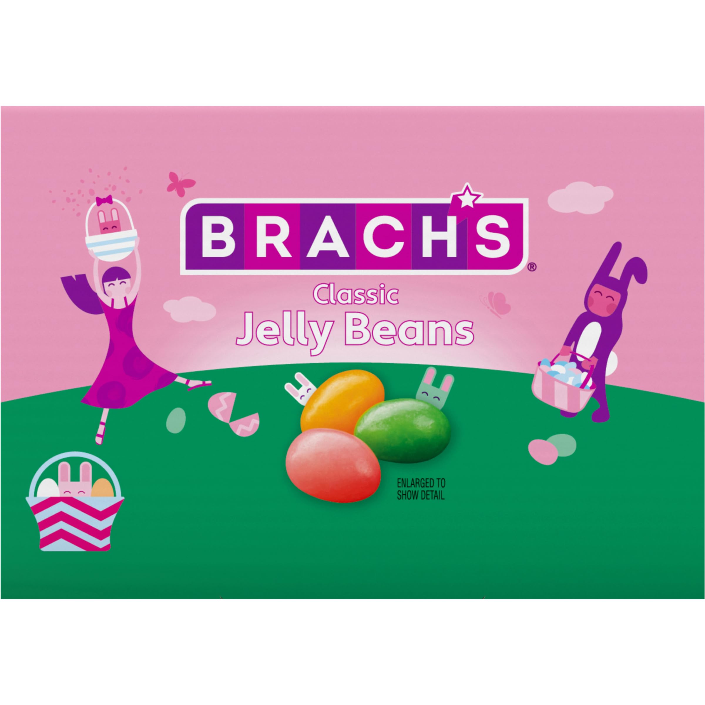Brach's classic jelly beans twelve-bag share pack display