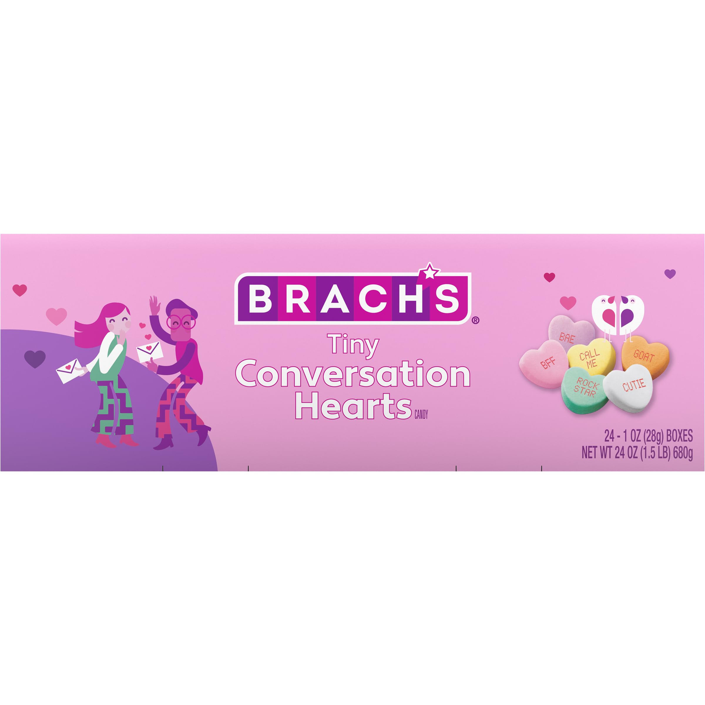 Classroom Valentine exchange ideas with Brach's Conversation Hearts
