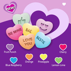 Brach's Sweet Bright Conversation Hearts Cherry flavor for gifting.