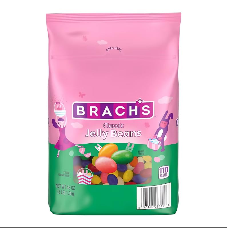 Brach's Easter Classic Jelly Beans bulk bag for baskets and party bowls.