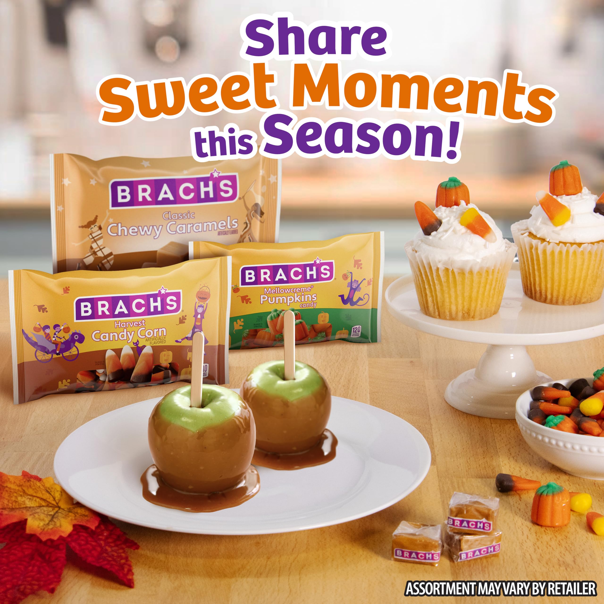 Brach's family-friendly fall snacks for gatherings and sharing.