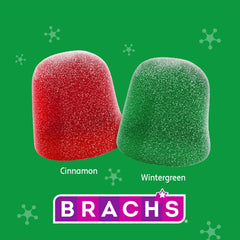 Brach's two-flavor Wintergreen and Cinnamon gumdrops for seasonal sweetness.