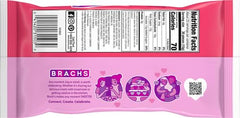 Close-up of Brach's Imperial Hearts Cinnamon reveals glossy red candies.