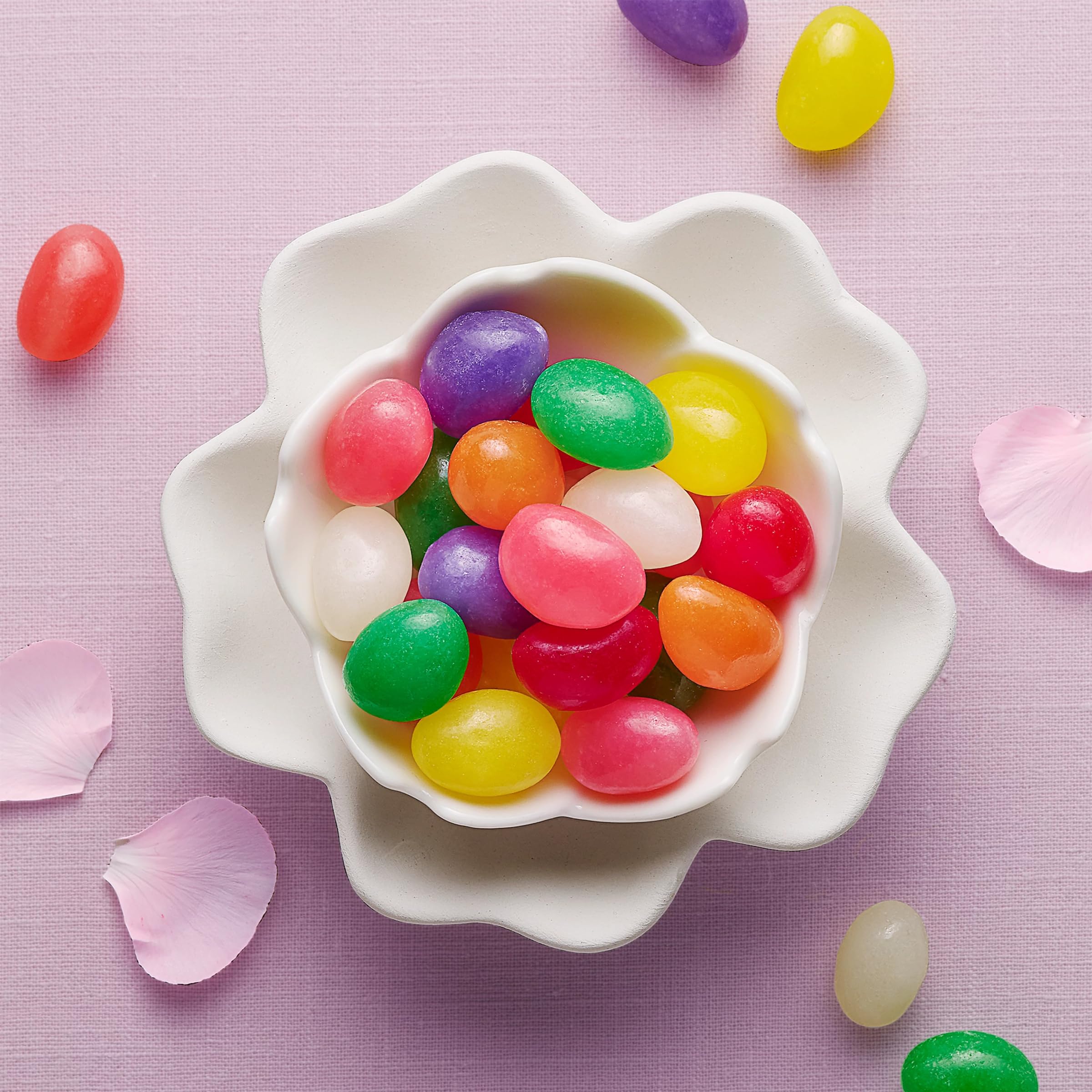Brach's jelly beans mixed in a candy bowl for sharing