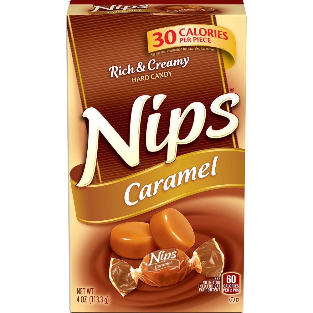 Brach's Nips caramel candy in a candy dish for gatherings