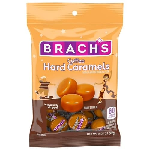 Brach's Nips Coffee bag front highlighting coffee flavor for on-the-go snacking