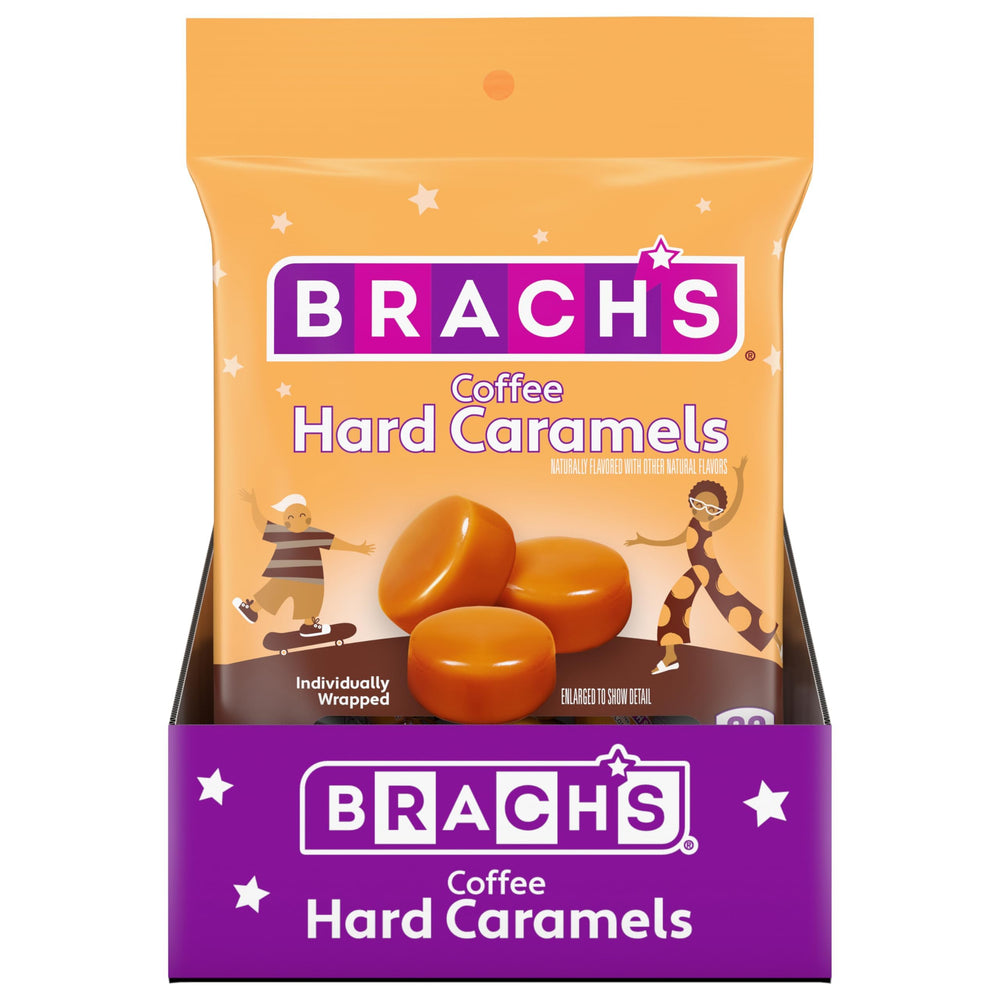Brach's Nips coffee flavored hard candy in a 12-pack, ideal for sharing.