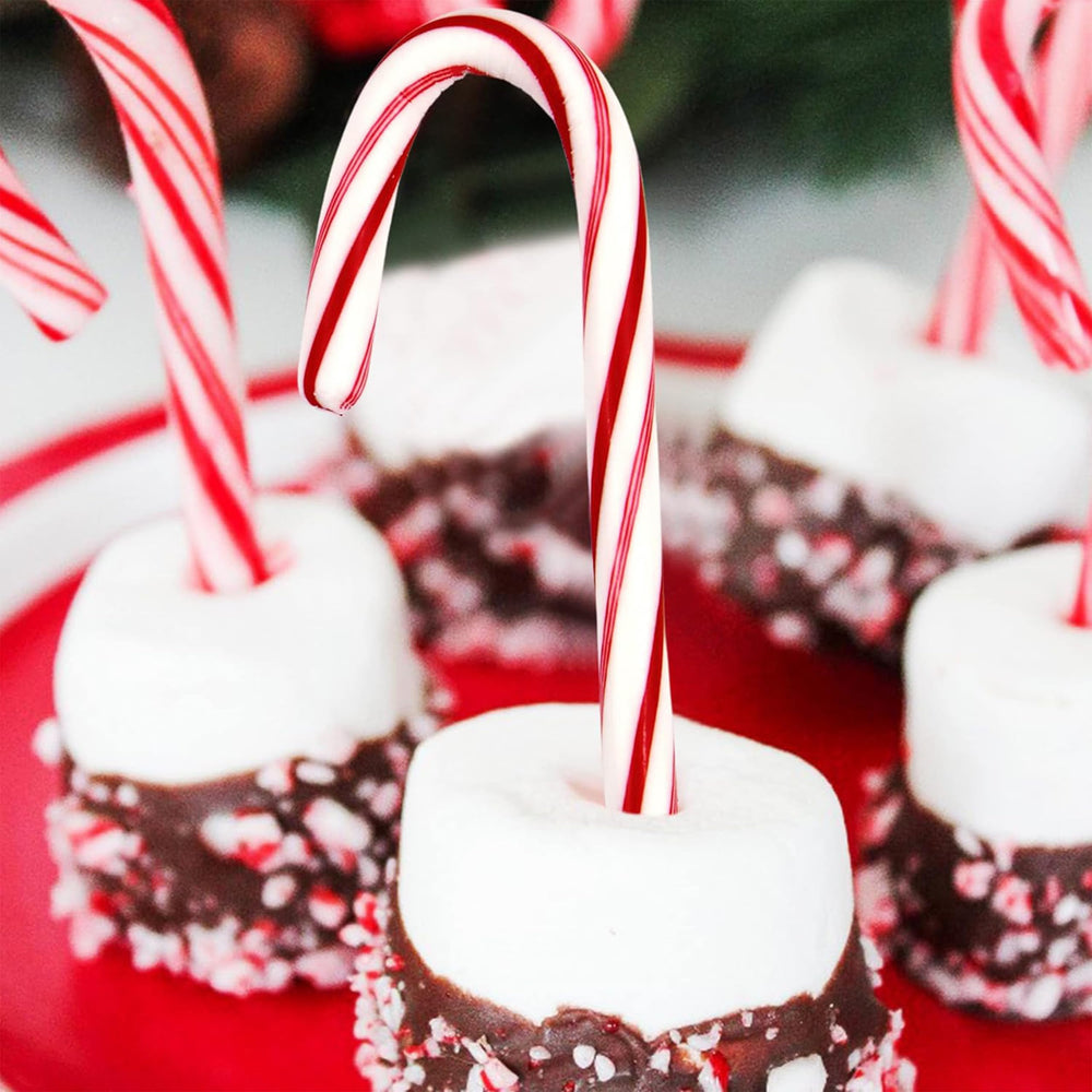 Brach's peppermint candy canes gift-ready wrap suitable for stockings.