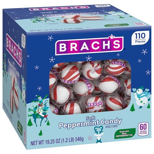 Brach's Peppermint Candy red and white swirl for holiday decorating.