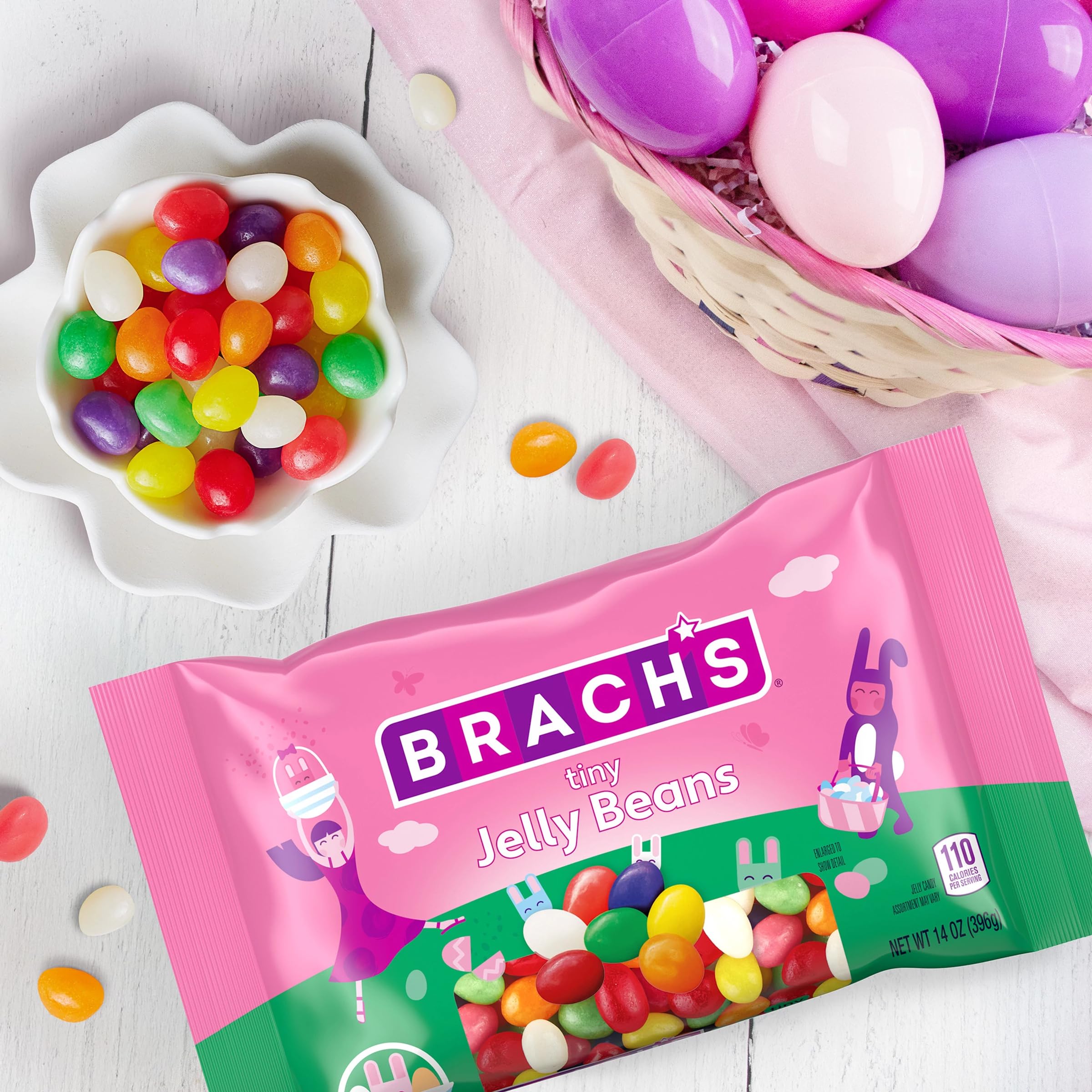 Decorating cakes and cookies with these beans adds color and fun.