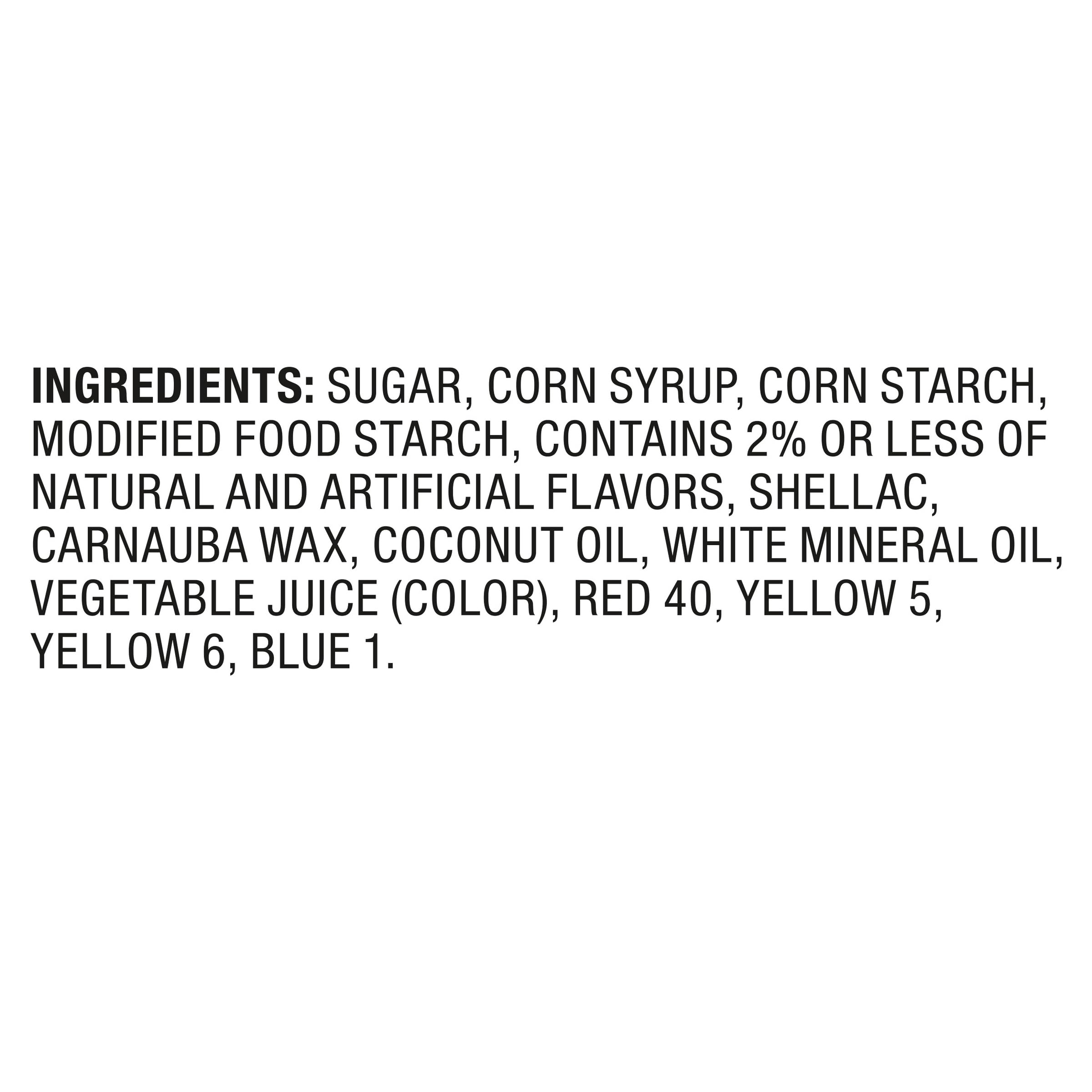 Brach's Tiny Jelly Beans lime flavor provides vibrant garnish for treats.
