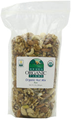 Braga Organic Farms Nut Mix 2 lb bag front view for convenient snacking.