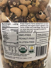 Braga Organic Farms Pacific Coast Blend in a bowl for snacking on the go.