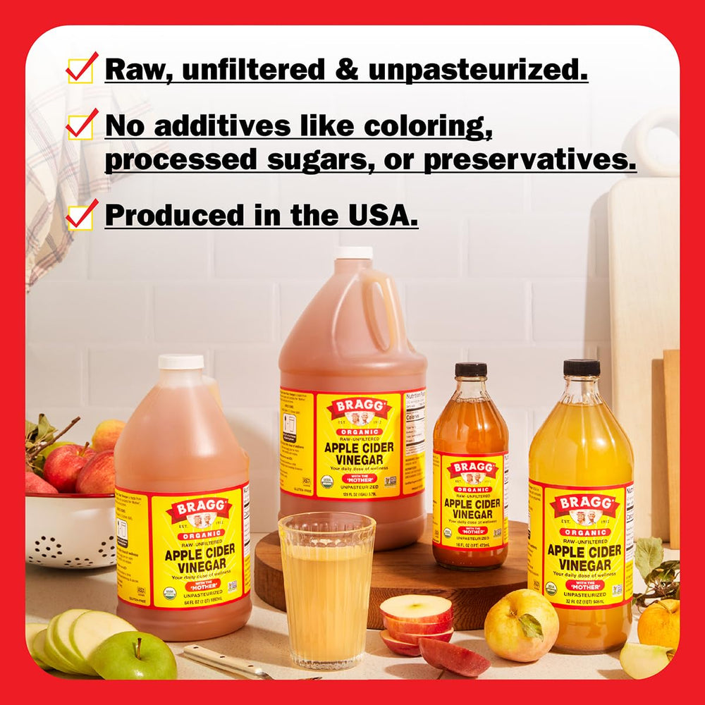 Bragg ACV for drinks and dressings, with easy recipe ideas.