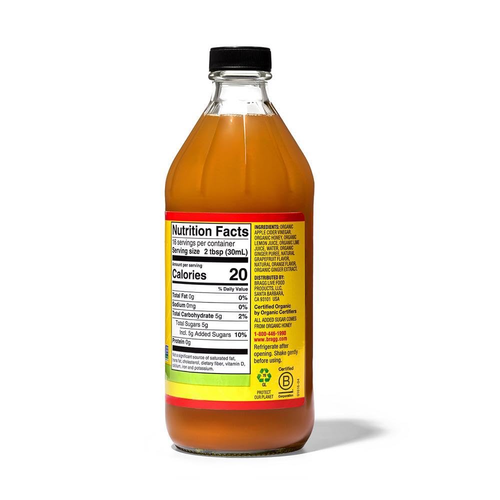 Bragg ACV with Mother bottle pour-ready, great for dressings and drinks
