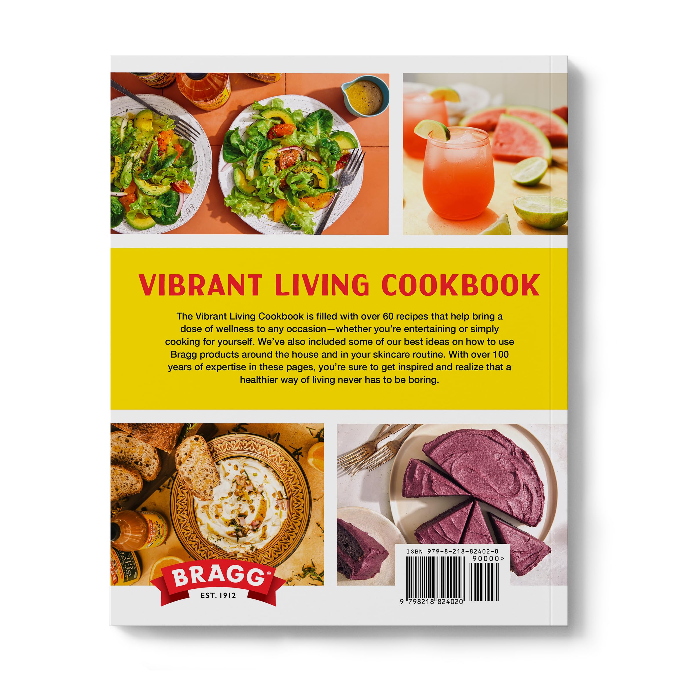 Bragg cookbook bundle cover displaying the organic vinegar collection.