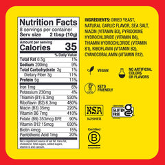 Bragg Nutritional Yeast Roasted Garlic close-up highlighting garlic aroma for toppings
