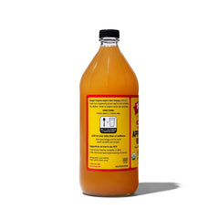Closeup of Bragg ACV mother in the bottle for natural authenticity.