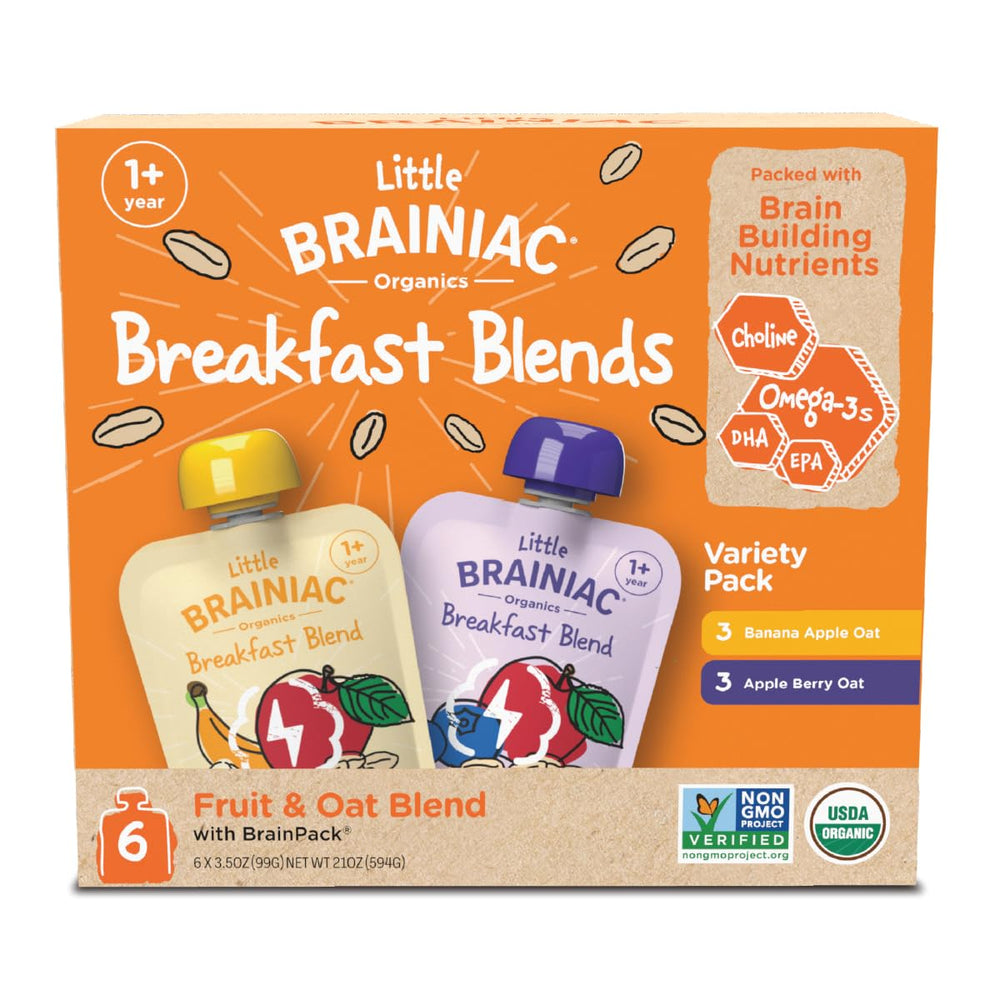 Brainiac Omega-3 DHA/EPA and Choline inside BrainPack for daily use.