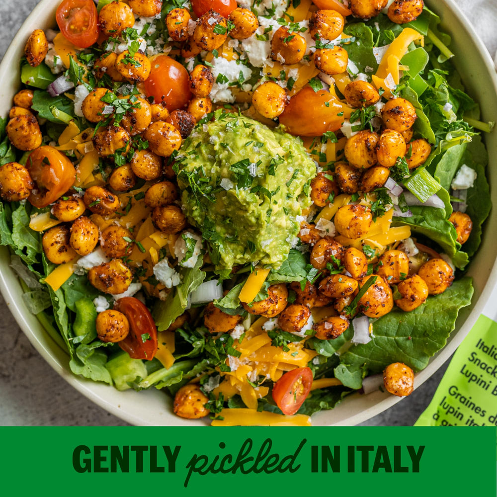 Ready-to-eat BRAMI lupini beans for quick snacks