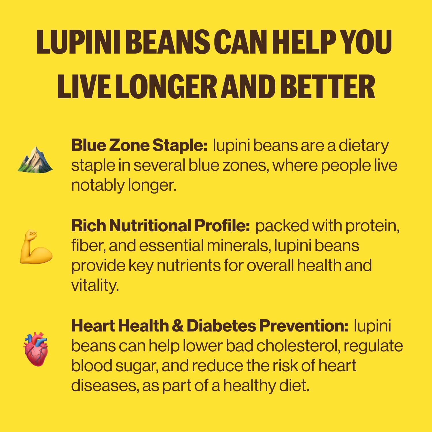 BRAMI Lupini Beans ready-to-eat: non-perishable snack option