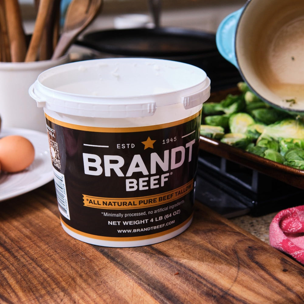 Brandt Beef Tallow roasting vegetables for rich browning.