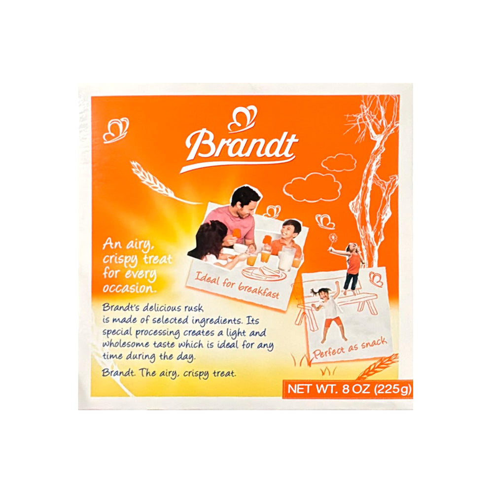 Brandt Zwieback Rusk crunchy melba-toast-like texture.