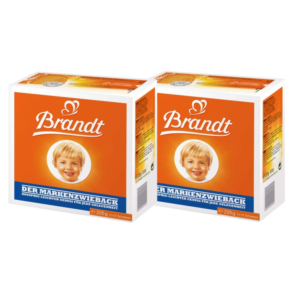 Brandt Zwieback Rusk teething-friendly texture soothes gums.