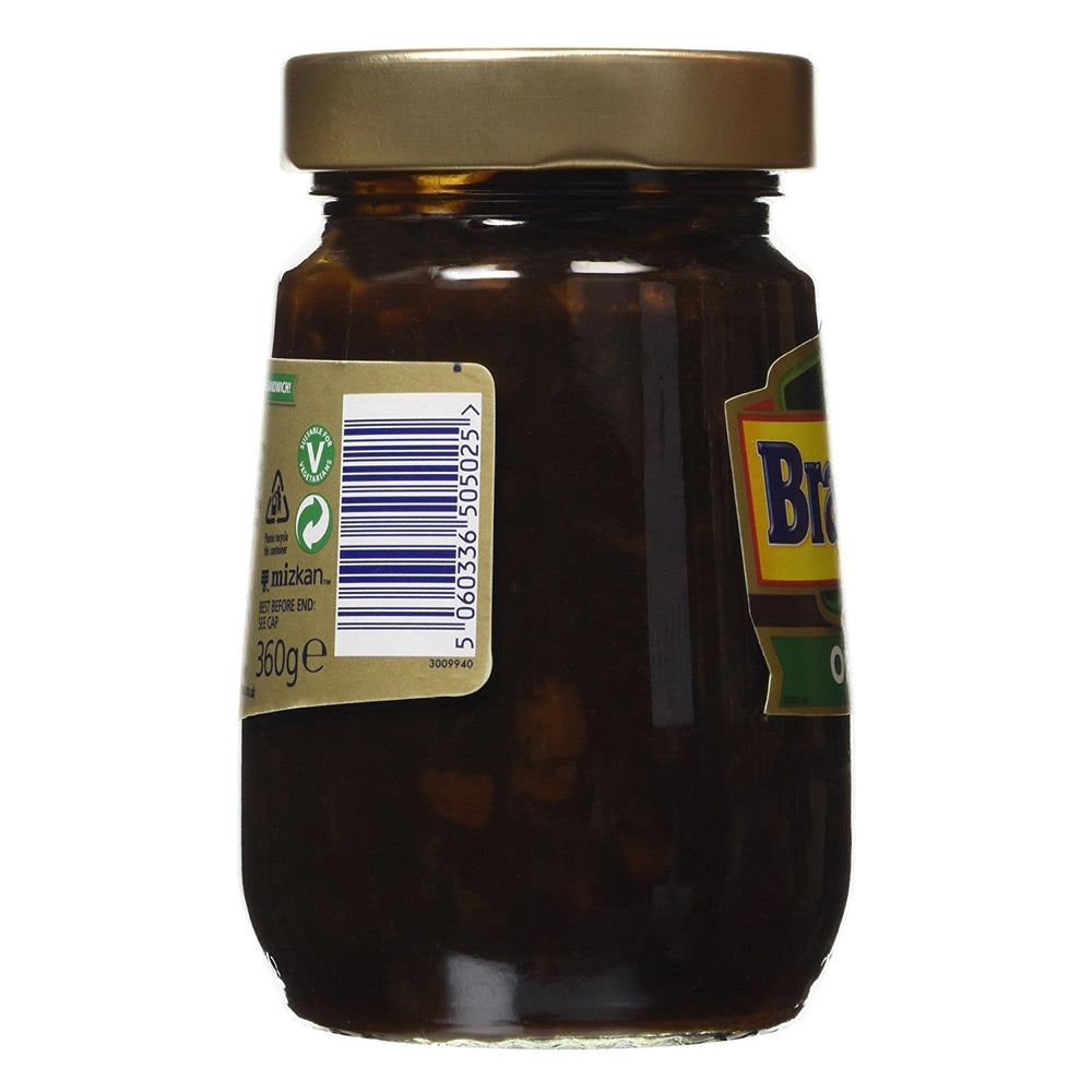 Branston Original Pickle serving on plate, adds savory flavor to meals.