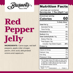 Braswell's red pepper jelly on a cheese board for charcuterie.
