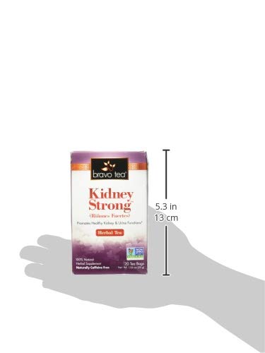 Bravo Tea Kidney Strong front-of-package showcases authentic herbal blend