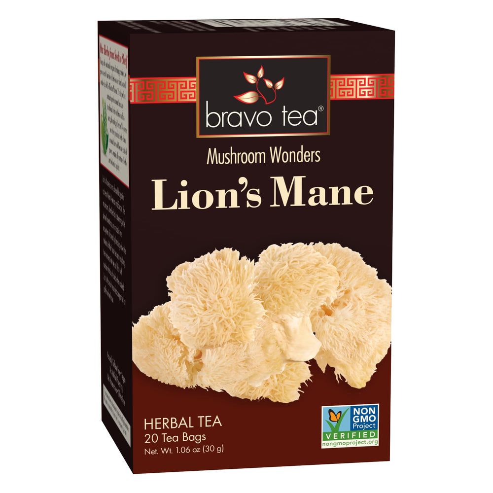 Bravo Tea Lions Mane 20Pc pack, premium pantry staple ready to brew.