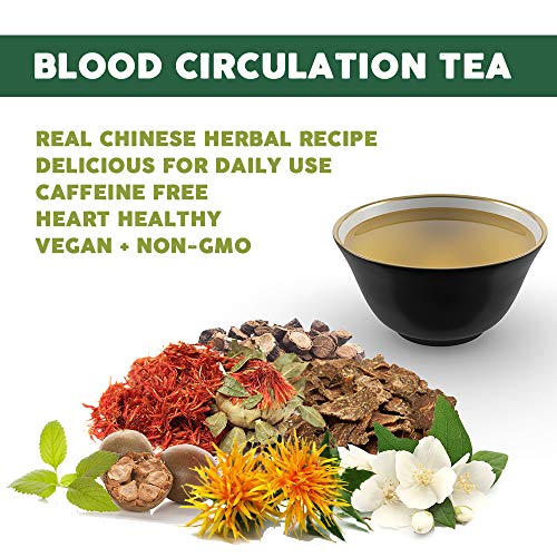 Bravo Tea Blood Circulation jasmine-infused aroma enhancing a soothing tea break.