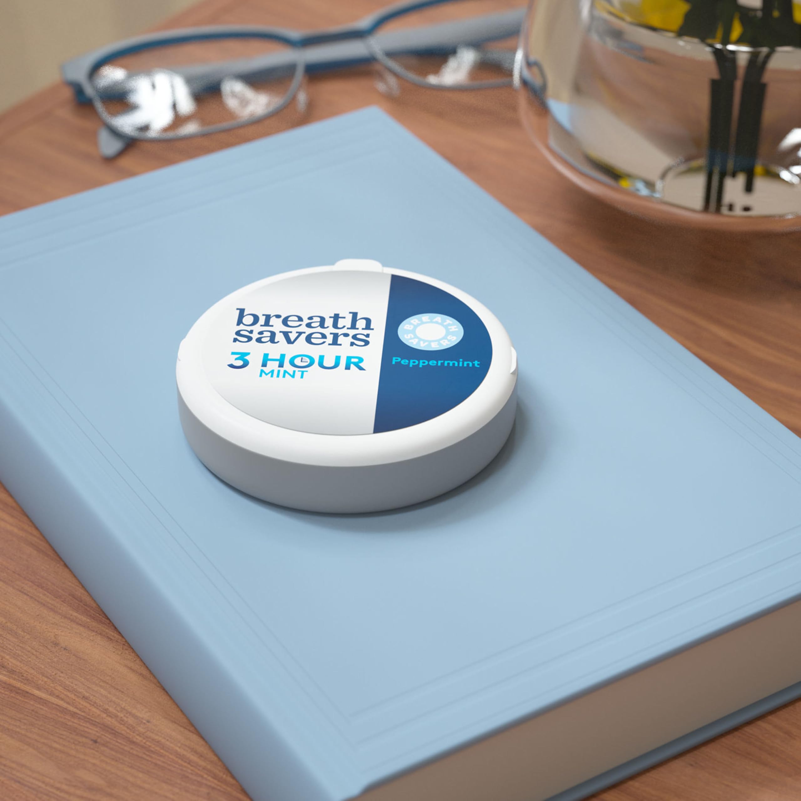 Breath Savers after-meal mint tin for coffee breaks
