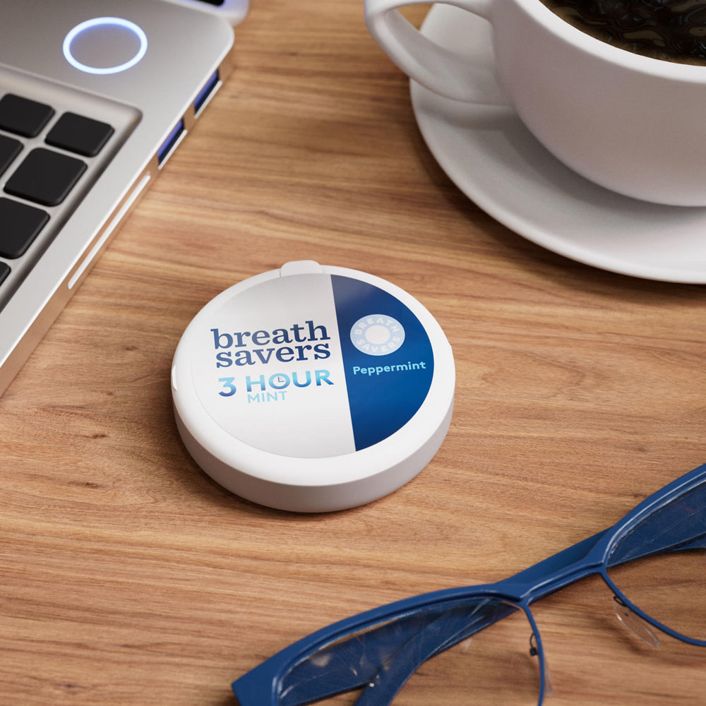 Breath Savers mints on the go in purse or bag