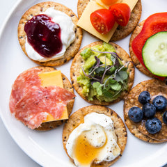 Breton Multigrain Crackers crisp closeup—delicate crunch and wholesome flavor.