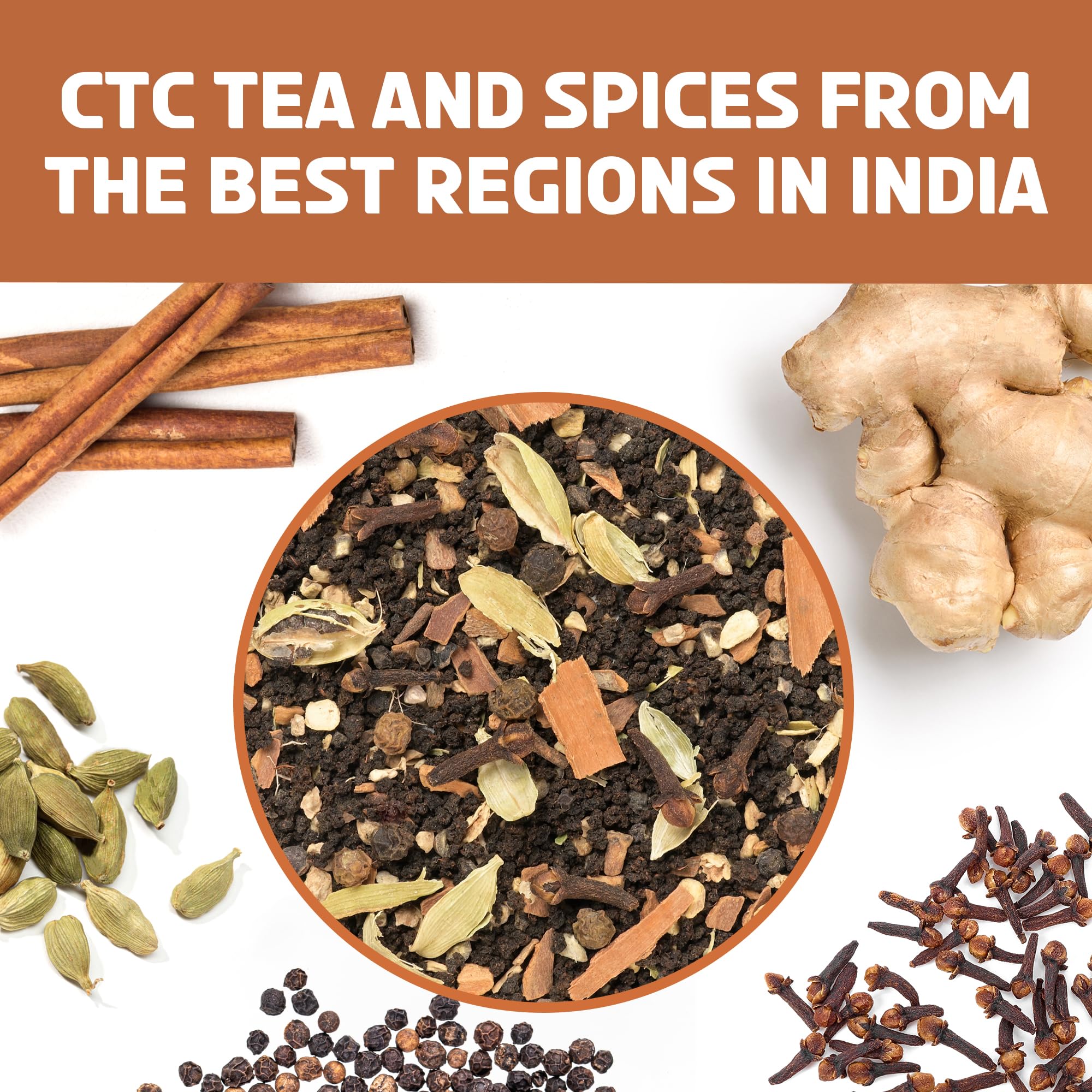 BREWIX Masala Chai cup steaming with inviting aroma.