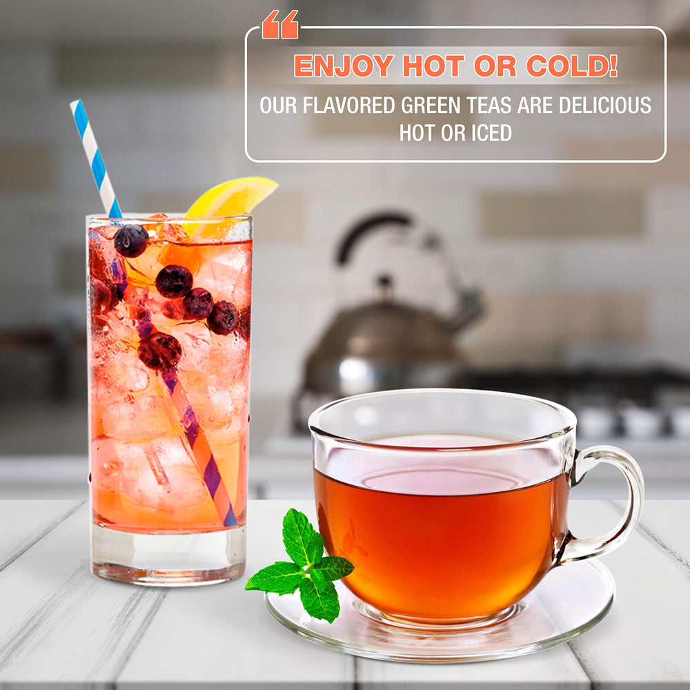 Brew La La Green Tea in tin preserves flavor and aroma.