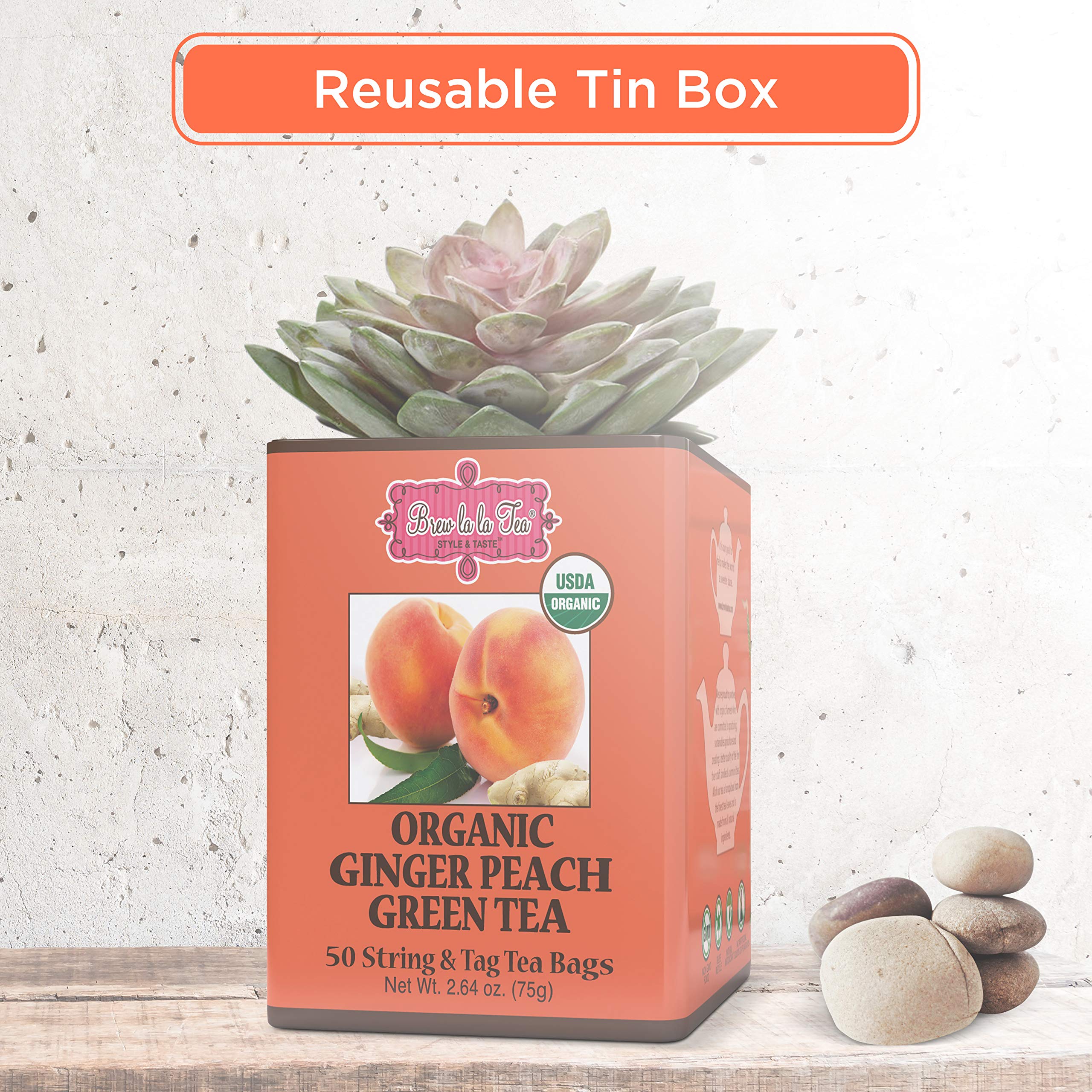 Brew La La low caffeine green tea supports gentle energy.