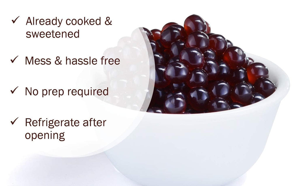 BREXONIC popping boba pearls in tea for cafe-quality drinks