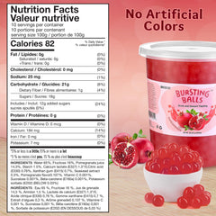 BREXONIC popping boba pearls mango – juicy bursts to elevate smoothies and drinks.