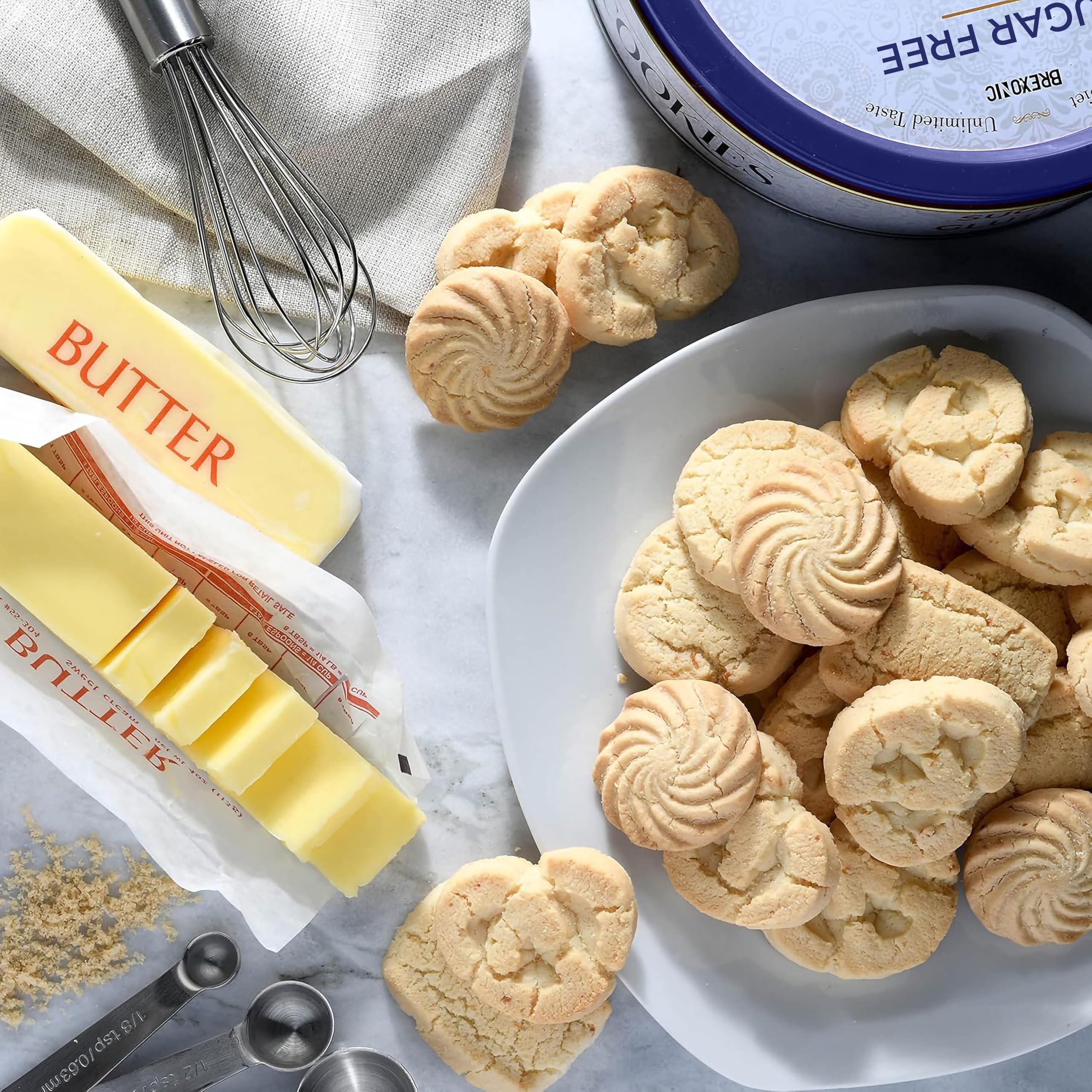 BREXONIC Sugar Free Butter Cookies boxed packaging ready for gifting