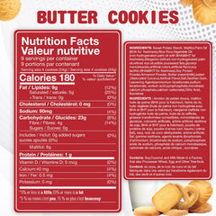 BREXONIC butter cookies close-up showing crisp texture and rich butter flavor