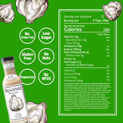 BRIANNAS Asiago Caesar dressing ingredients close-up with aged cheese and balsamic notes.