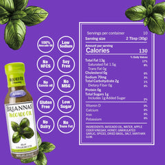BRIANNAS vinaigrette is poured over fresh greens for a keto-friendly flavor boost